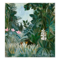 Henri Rousseau - The Equatorial Jungle