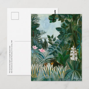 Henri Rousseau - The Equatorial Jungle Postcard