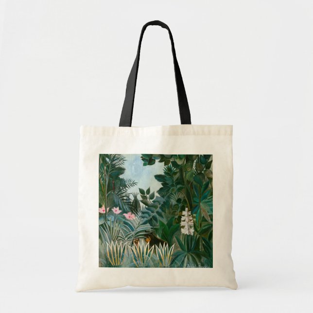 Henri Rousseau - The Equatorial Jungle Tote Bag (Front)