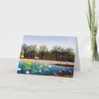 Henri Rousseau - The Flamingoes