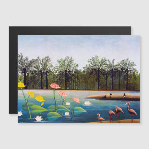 Henri Rousseau - The Flamingoes Magnetic Card