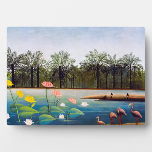 Henri Rousseau - The Flamingoes Plaque