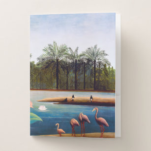 Henri Rousseau - The Flamingoes Pocket Folder