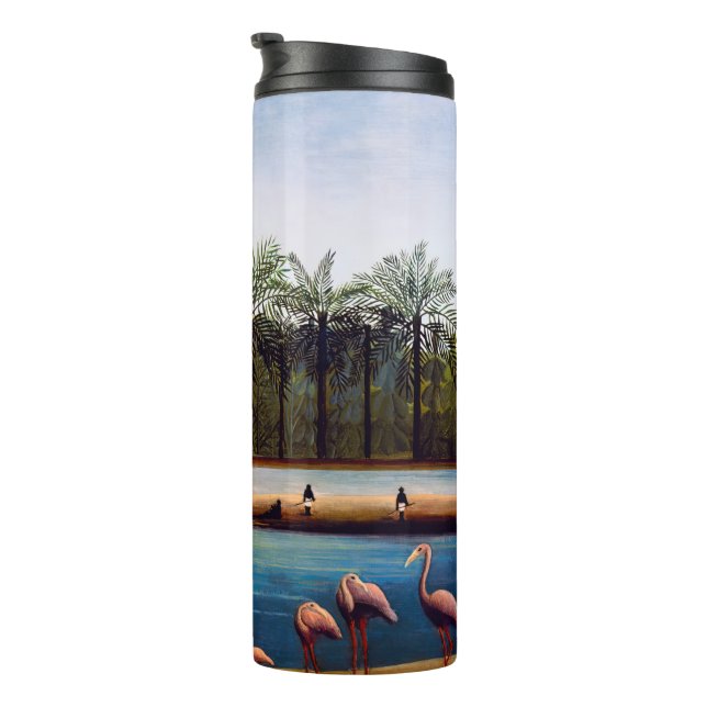 Henri Rousseau - The Flamingoes Thermal Tumbler (Rotated Right)