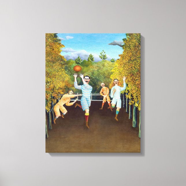 Henri Rousseau - The Football Players Canvas Print (Front)