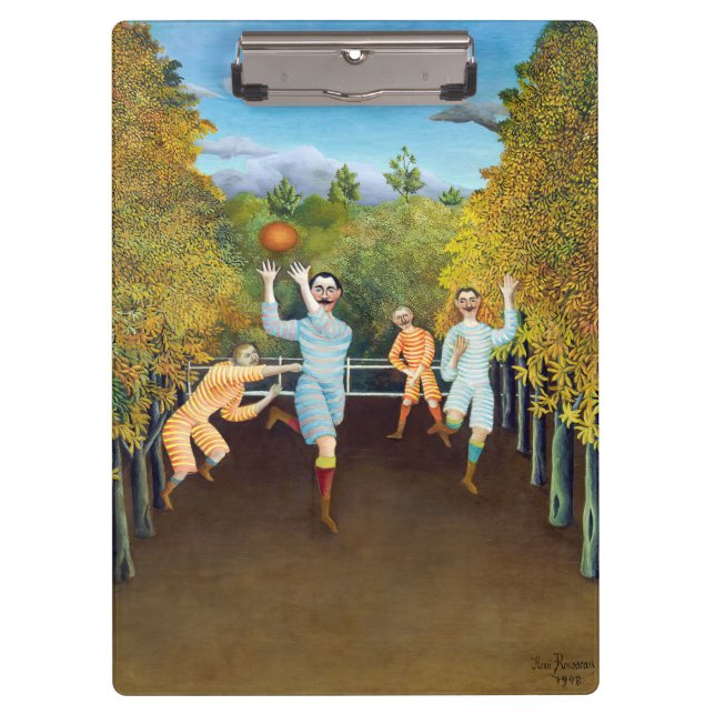 Henri Rousseau - The Football Players Clipboard (Front)