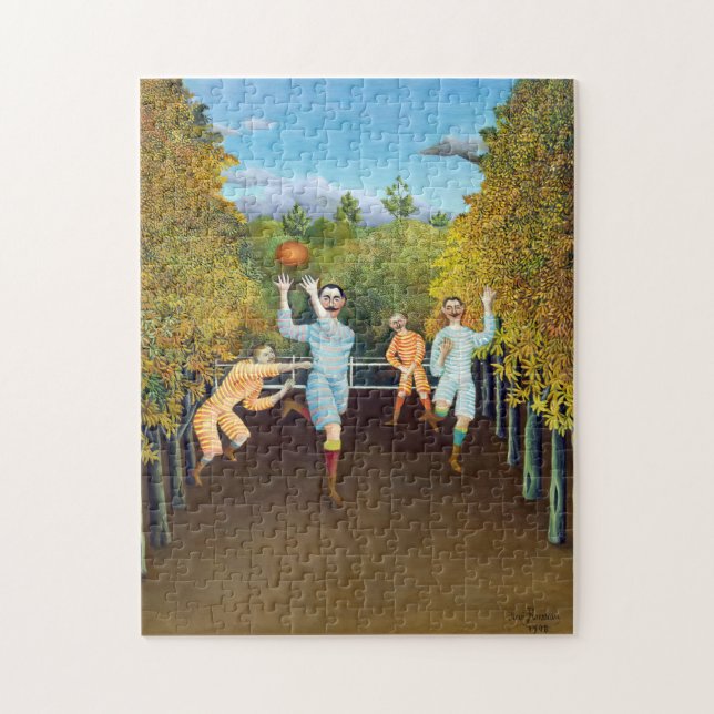 Henri Rousseau - The Football Players Jigsaw Puzzle (Vertical)