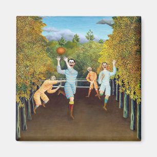 Henri Rousseau - The Football Players Magnet
