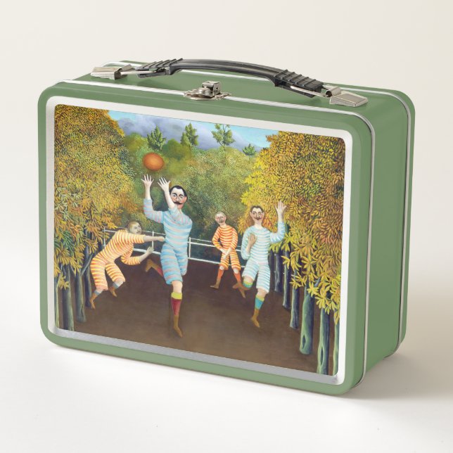 Henri Rousseau - The Football Players Metal Lunch Box (Front)