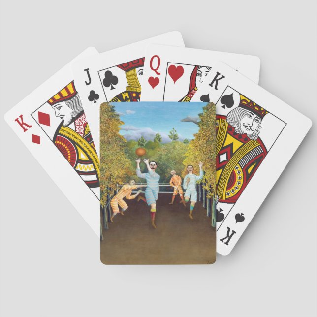 Henri Rousseau - The Football Players Playing Cards (Back)