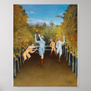 Henri Rousseau - The Football Players Poster