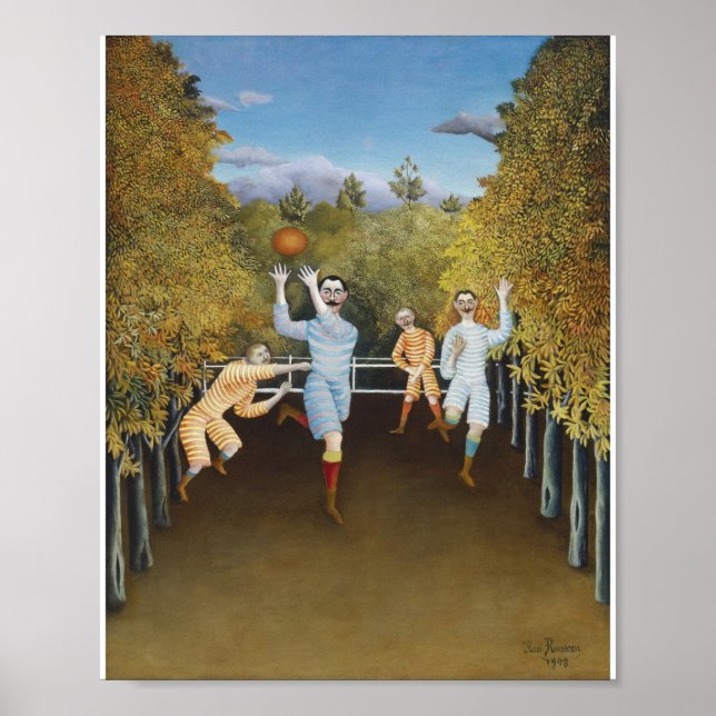 Henri Rousseau - The Football Players Poster (Front)