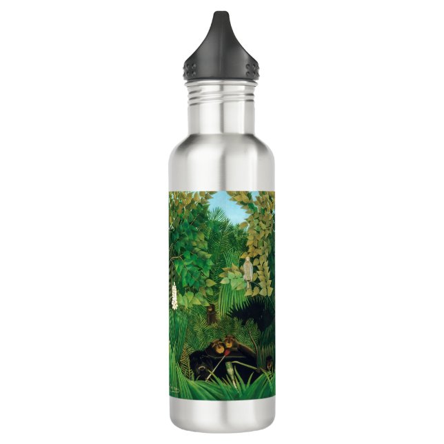 Henri Rousseau - The Merry Jesters 710 Ml Water Bottle (Left)