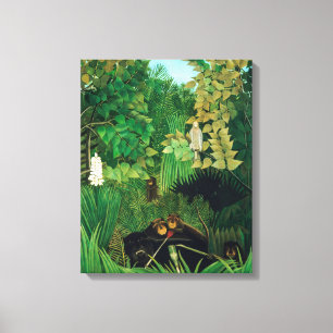 Henri Rousseau - The Merry Jesters Canvas Print