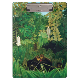 Henri Rousseau - The Merry Jesters Clipboard
