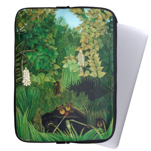 Henri Rousseau - The Merry Jesters Laptop Sleeve