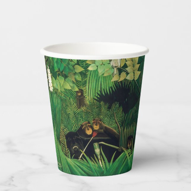 Henri Rousseau - The Merry Jesters Paper Cups (Front)