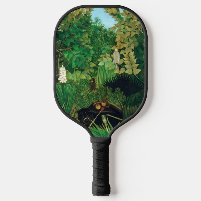 Henri Rousseau - The Merry Jesters Pickleball Paddle (Front)