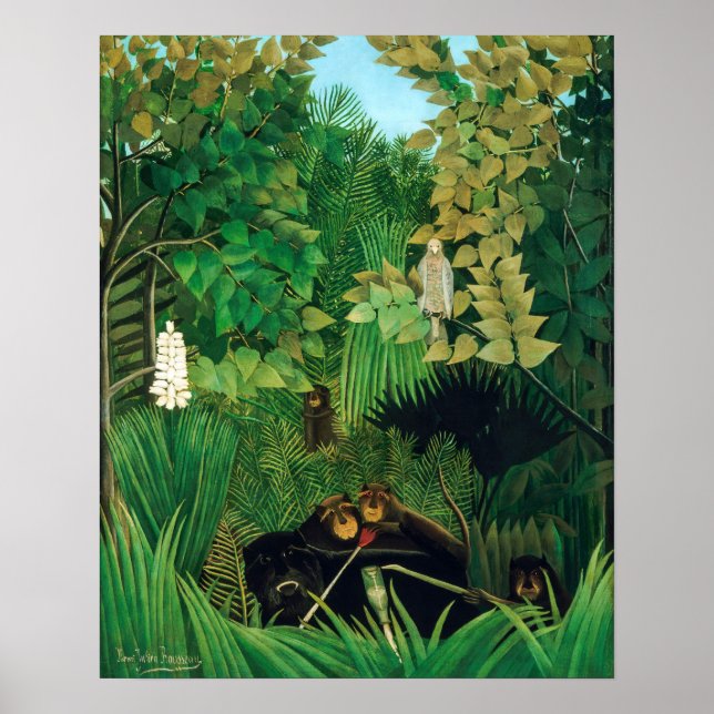 Henri Rousseau - The Merry Jesters Poster (Front)