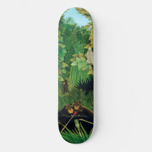 Henri Rousseau - The Merry Jesters Skateboard