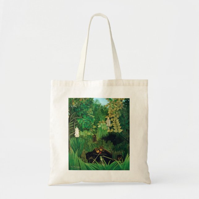 Henri Rousseau - The Merry Jesters Tote Bag (Front)