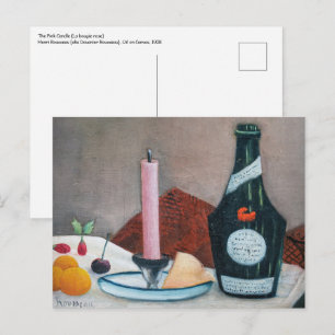 Henri Rousseau - The Pink Candle Postcard