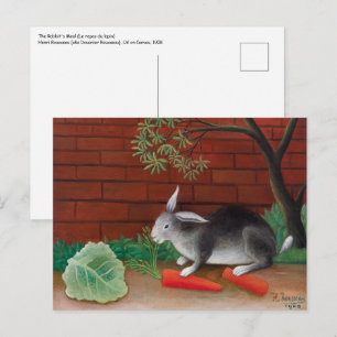 Henri Rousseau - The Rabbit's Meal Postcard
