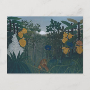 Henri Rousseau - The Repast of the Lion Postcard