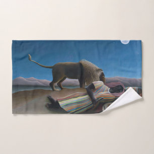 Henri Rousseau - The Sleeping Gypsy Bath Towel Set