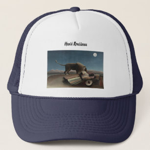 Henri Rousseau The Sleeping Gypsy Blue Trucker Hat