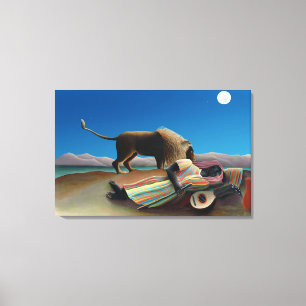 Henri Rousseau - The Sleeping Gypsy Canvas Print