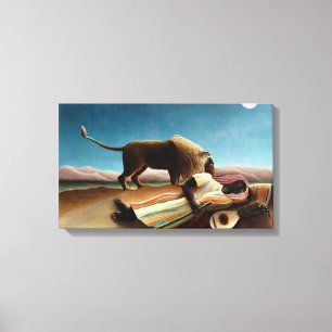 Henri Rousseau The Sleeping Gypsy Canvas Print
