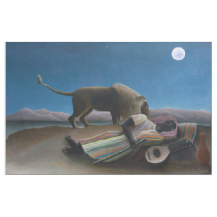 Henri Rousseau - The Sleeping Gypsy Fabric