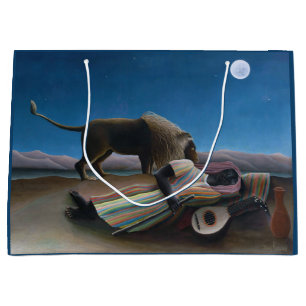 Henri Rousseau - The Sleeping Gypsy Large Gift Bag