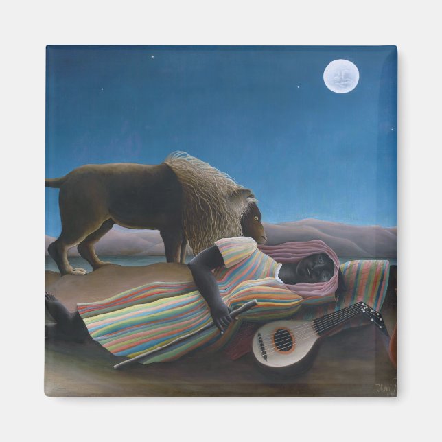 Henri Rousseau - The Sleeping Gypsy Magnet (Front)