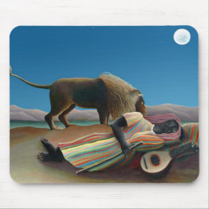 Henri Rousseau - The Sleeping Gypsy Mouse Mat