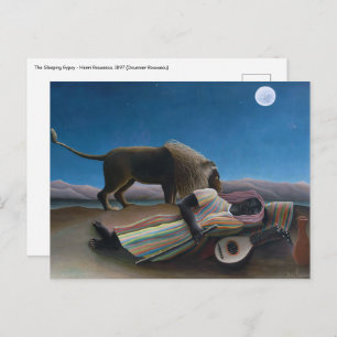 Henri Rousseau - The Sleeping Gypsy Postcard