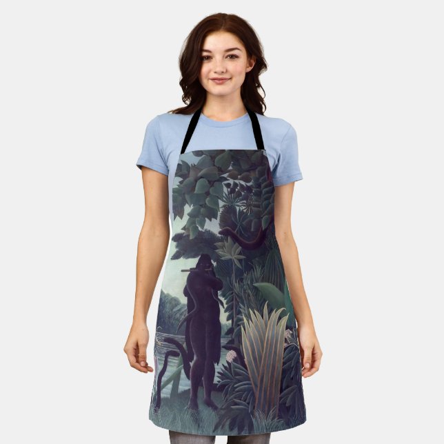 Henri Rousseau - The Snake Charmer Apron (Worn)