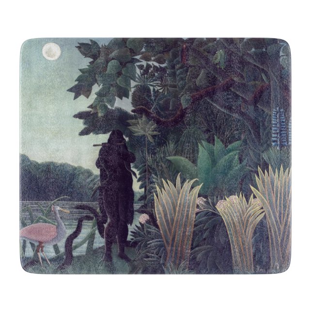 Henri Rousseau - The Snake Charmer Cutting Board (Front)