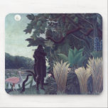 Henri Rousseau - The Snake Charmer Mouse Mat<br><div class="desc">The Snake Charmer / La Charmeuse de serpents - Henri Rousseau,  1907 (aka Douanier Rousseau)</div>