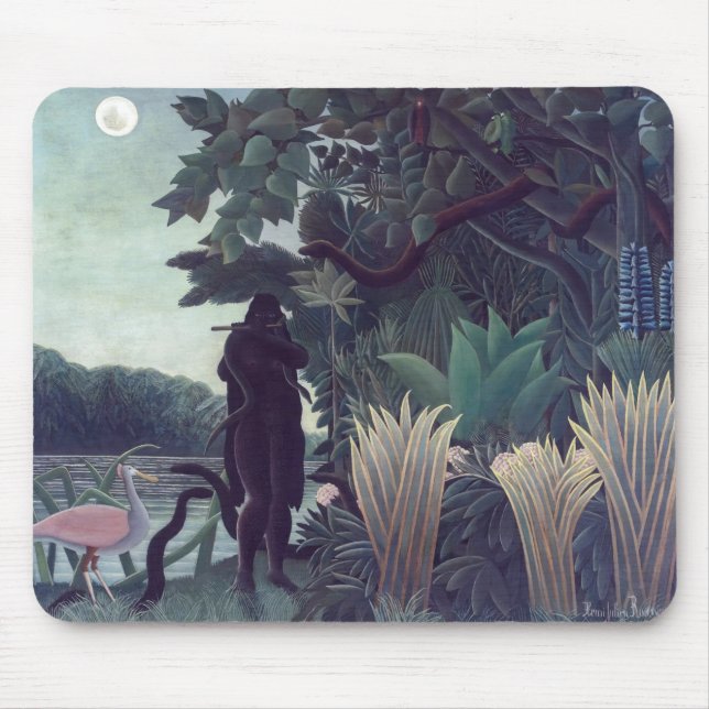 Henri Rousseau - The Snake Charmer Mouse Mat (Front)