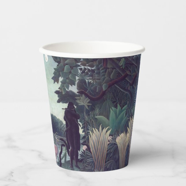 Henri Rousseau - The Snake Charmer Paper Cups (Front)