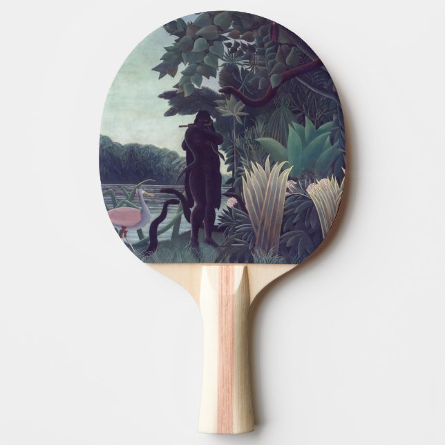 Henri Rousseau - The Snake Charmer Ping Pong Paddle (Front)