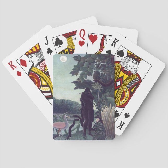 Henri Rousseau - The Snake Charmer Playing Cards (Back)