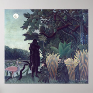 Henri Rousseau - The Snake Charmer Poster