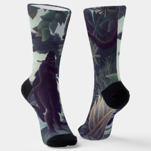 Henri Rousseau - The Snake Charmer Socks