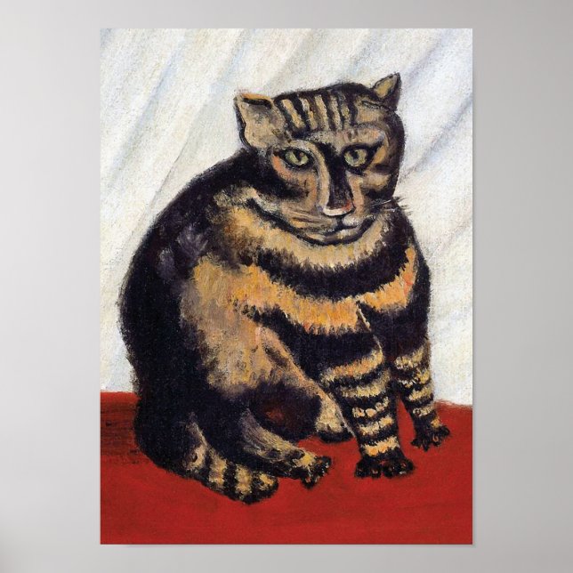 Henri Rousseau - The Tiger Cat ( Le Chat Tigre ) Poster (Front)