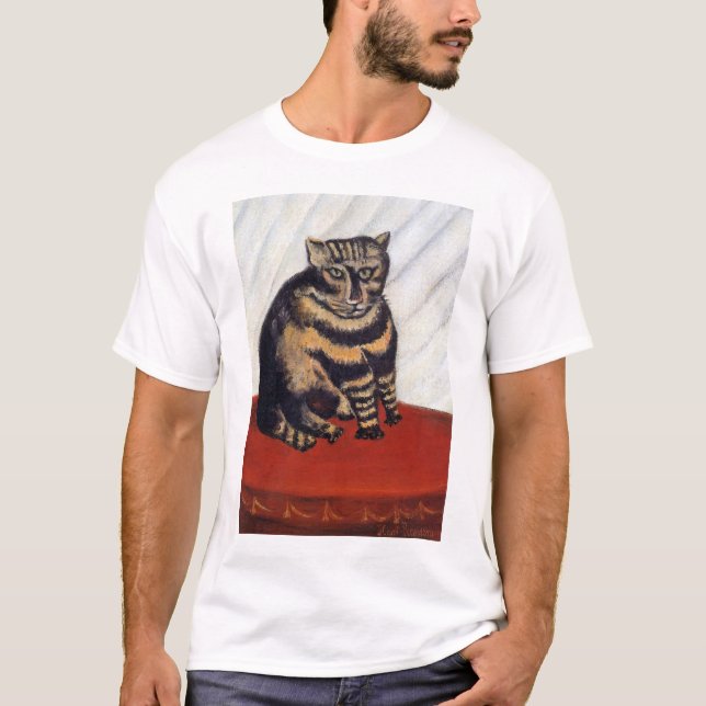 Henri Rousseau - The Tiger Cat ( Le Chat Tigre ) T-Shirt (Front)