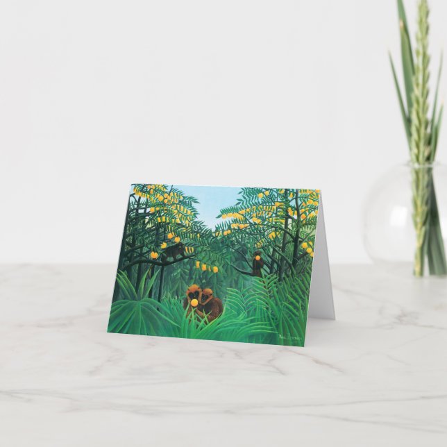 Henri Rousseau The Tropics Card (Front)