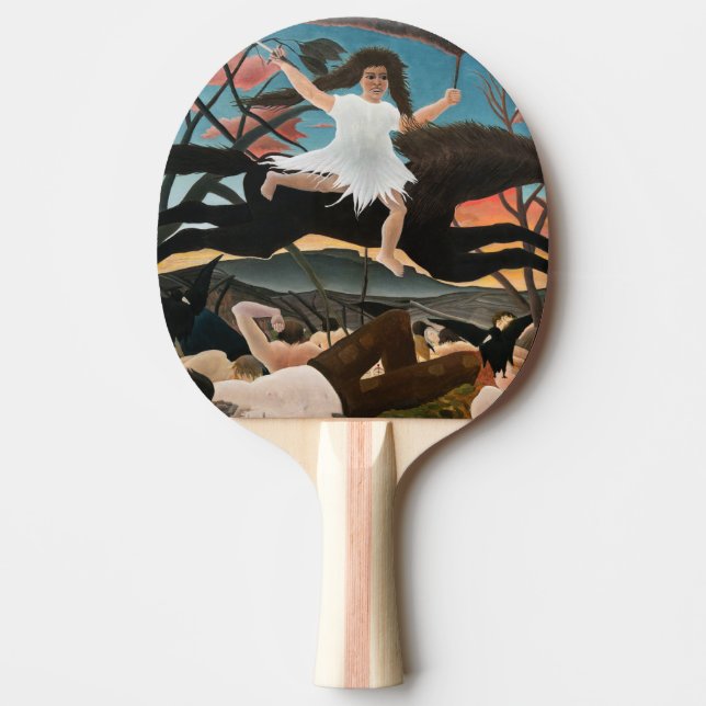 Henri Rousseau - The War Ping Pong Paddle (Front)